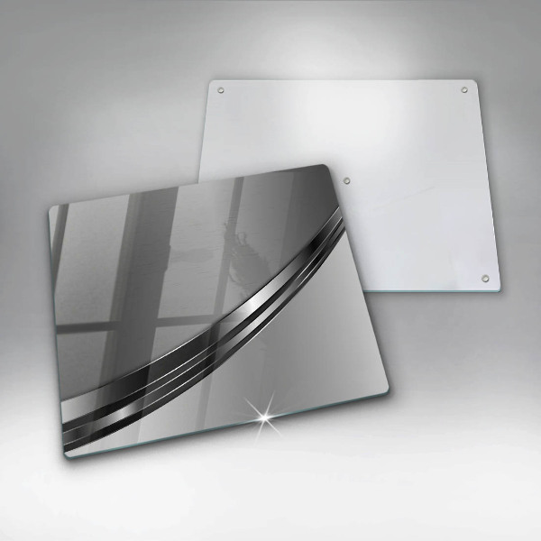 Üveg vágódeszka Fém absztrakció
