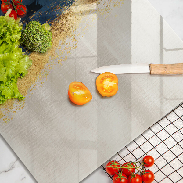 Üveg vágódeszka Arany absztrakció