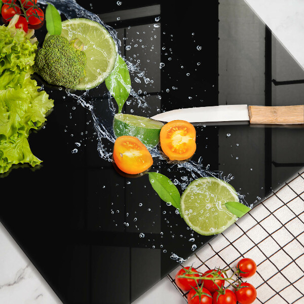 Üveg vágódeszka Lime mentavíz