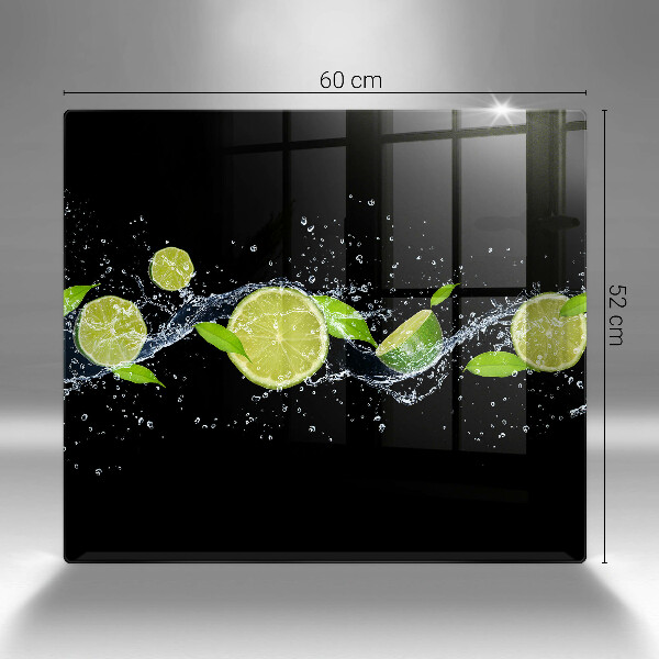 Üveg vágódeszka Lime mentavíz