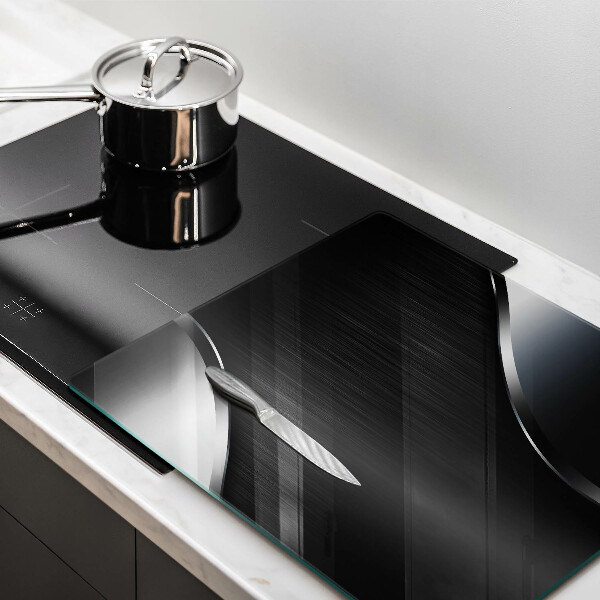 Üveg vágódeszka Fém absztrakció