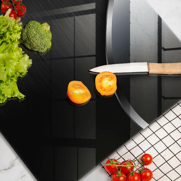 Üveg vágódeszka Fém absztrakció