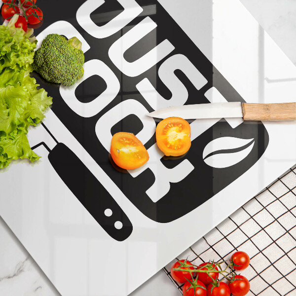 Üveg vágódeszka Just cook