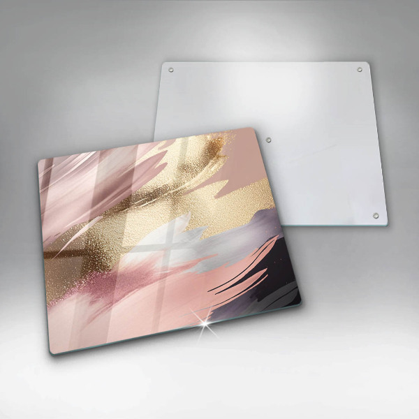 Üveg vágódeszka Pasztell foltok