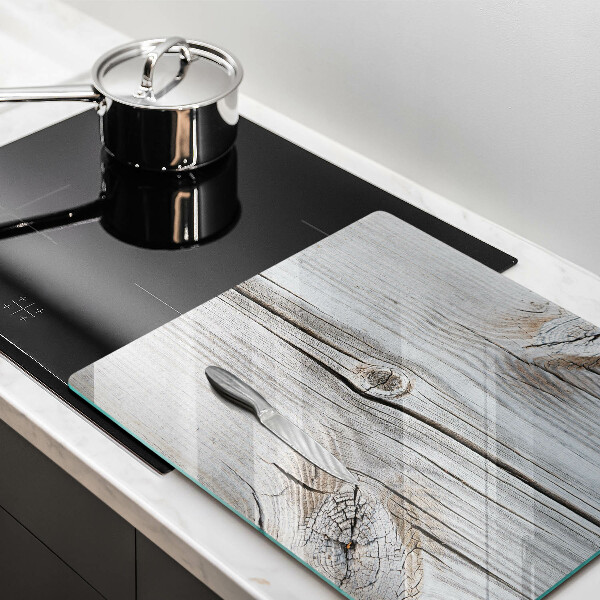 Üveg vágódeszka Világos fa szerkezet