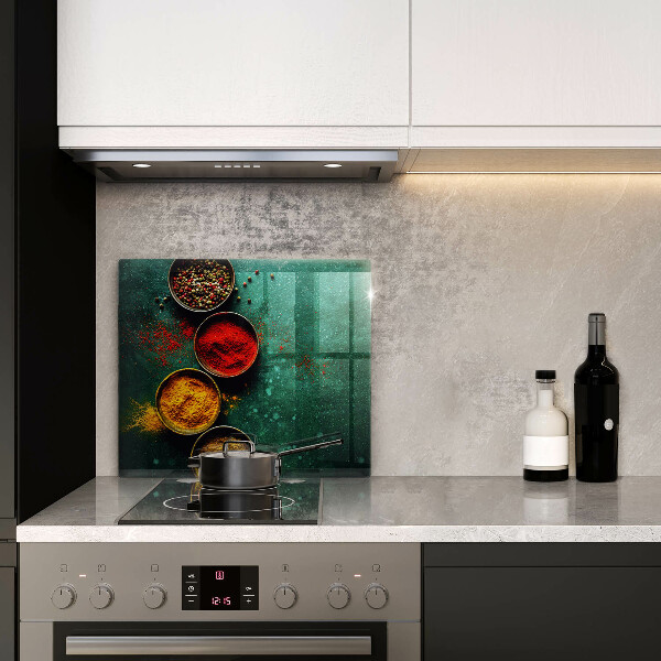 Üveg vágódeszka Keleti fűszerek