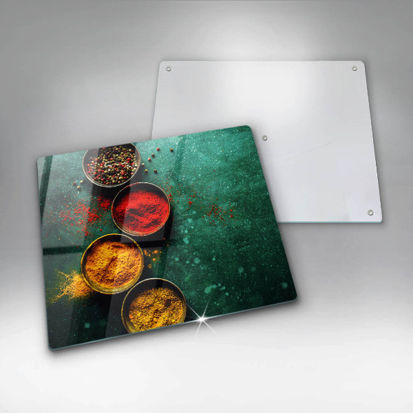 Üveg vágódeszka Keleti fűszerek