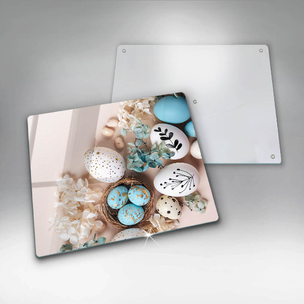 Üveg vágódeszka Húsvéti díszek
