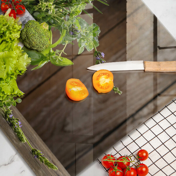 Üveg vágódeszka Zöld gyógynövények