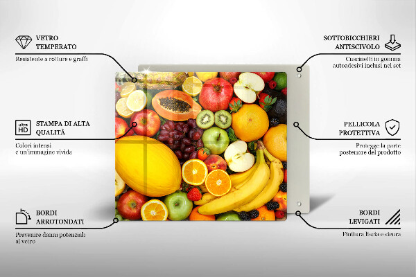 Üveg vágódeszka Gyümölcsgyűjtés