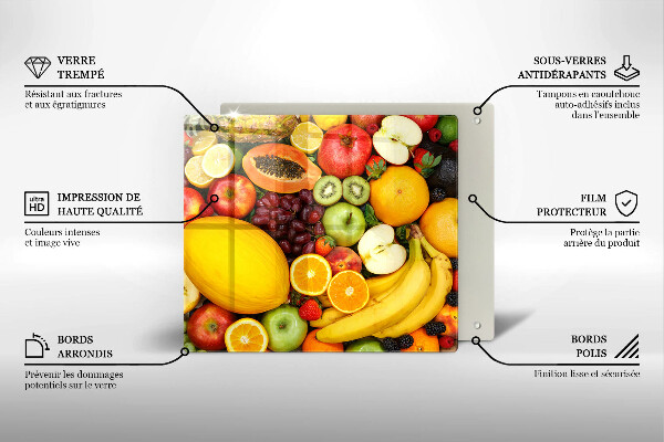 Üveg vágódeszka Gyümölcsgyűjtés