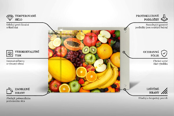 Üveg vágódeszka Gyümölcsgyűjtés