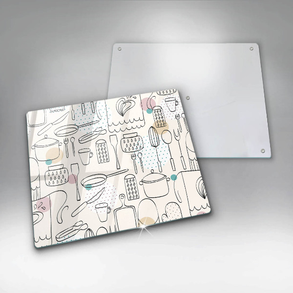 Üveg vágódeszka Konyhai kiegészítők