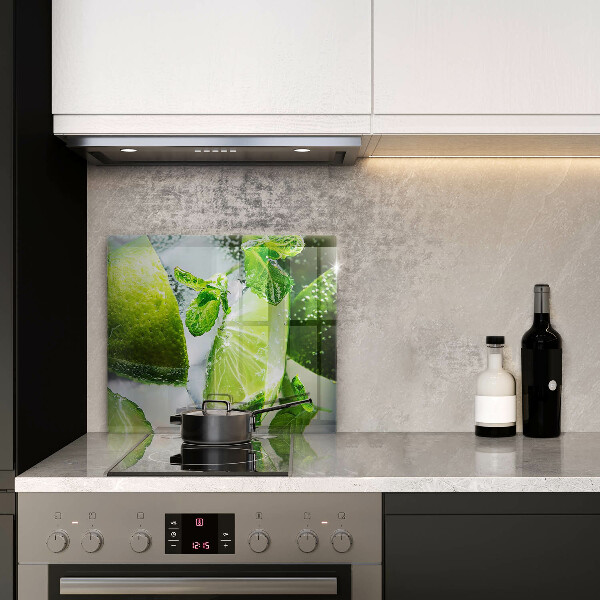 Üveg vágódeszka Víz mésszel és jéggel