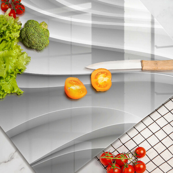 Üveg vágódeszka Geometriai vonalak