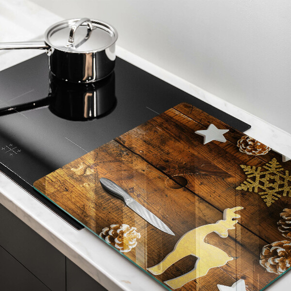 Üveg vágódeszka karácsonyi díszek