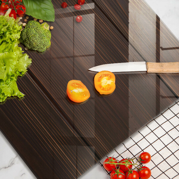 Üveg vágódeszka Zöldségek az asztalon