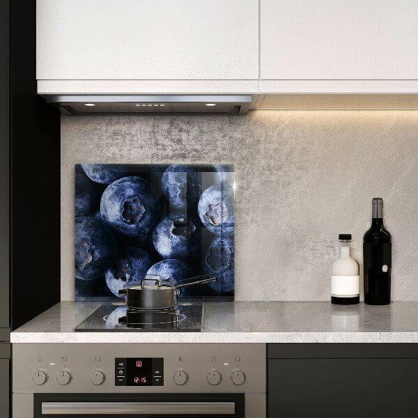 Üveg vágódeszka Közelkép a bogyók