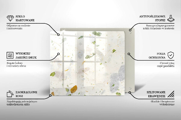 Üveg vágódeszka Lehulló levelek