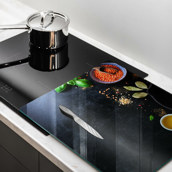 Üveg vágódeszka Fűszertálak