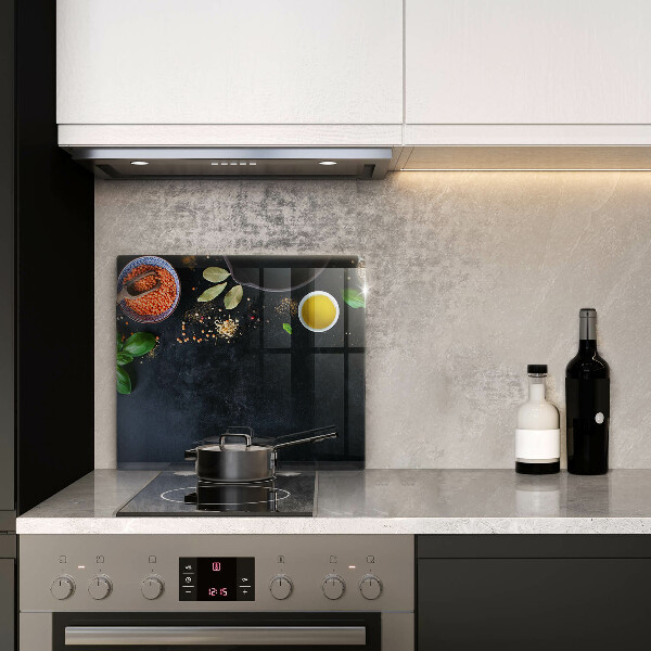 Üveg vágódeszka Fűszertálak