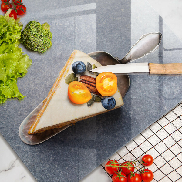 Üveg vágódeszka Szelet torta