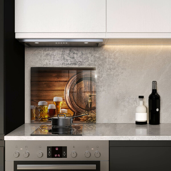 Üveg vágódeszka Hordó sör