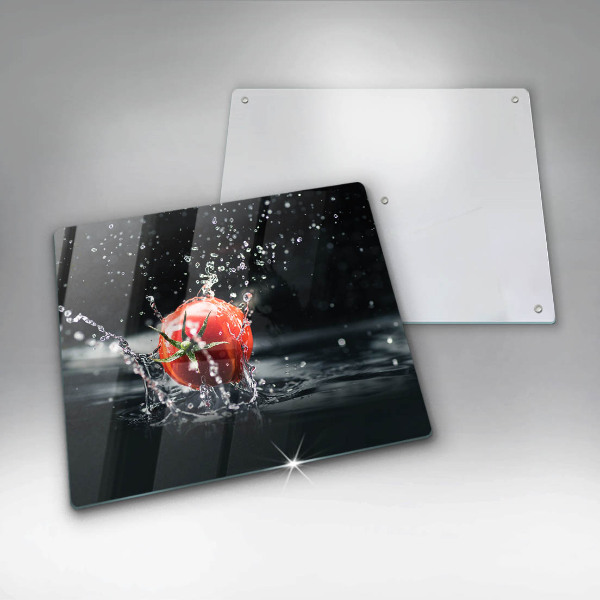 Üveg vágódeszka Paradicsom vízben