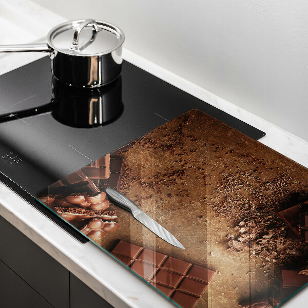 Üveg vágódeszka Csokoládé édességek