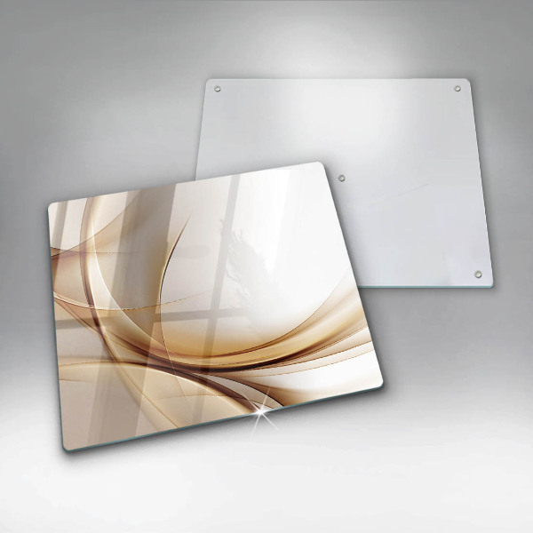 Üveg vágódeszka Absztrakt formák