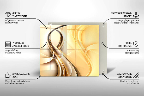 Üveg vágódeszka Füst absztrakció