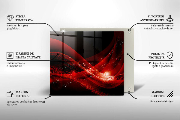 Üveg vágódeszka Modern absztrakció