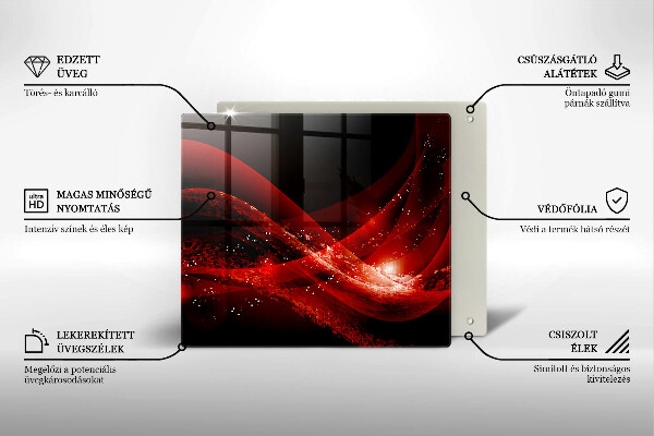 Üveg vágódeszka Modern absztrakció
