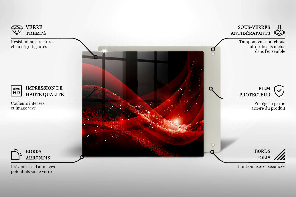 Üveg vágódeszka Modern absztrakció