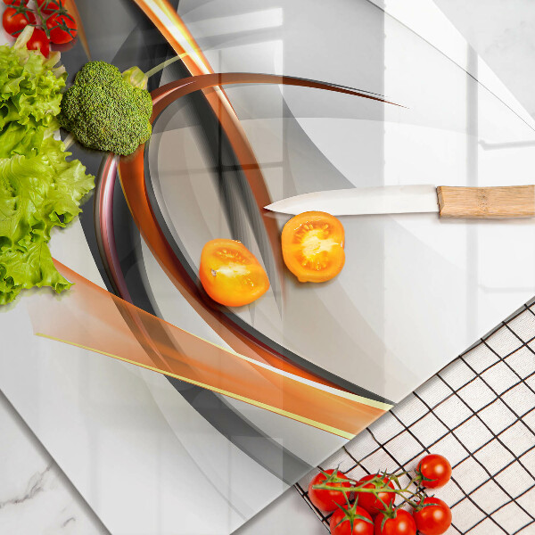 Üveg vágódeszka Modern formák