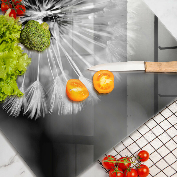 Üveg vágódeszka Finom gyermekláncfű