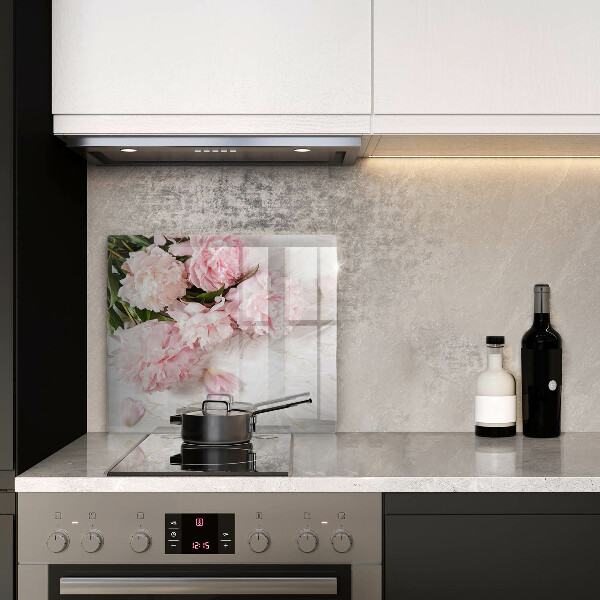 Üveg vágódeszka Finom rózsa virágok