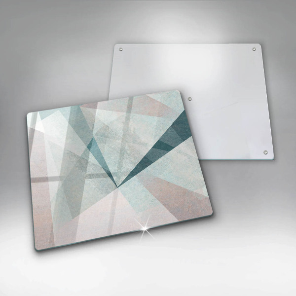 Üveg vágódeszka Éles absztrakció