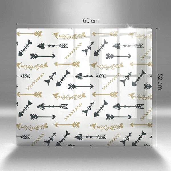 Üveg vágódeszka Boho nyilak minta