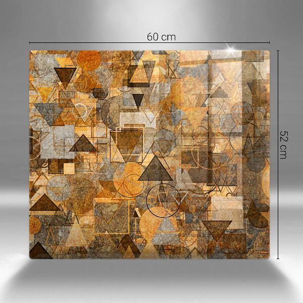 Üveg vágódeszka Varrat nélküli mintát geometriai alakzatok