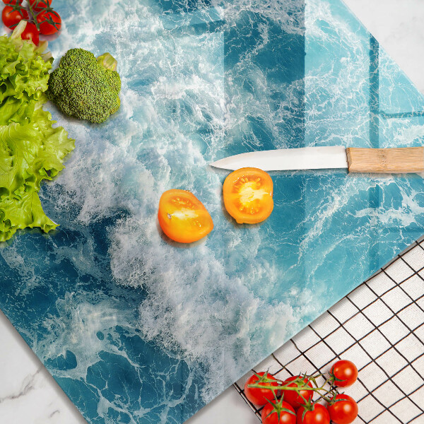 Üveg vágódeszka Tenger víz hullámai