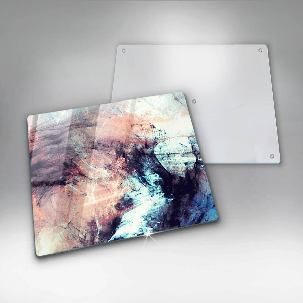 Üveg vágódeszka Festett absztrakció