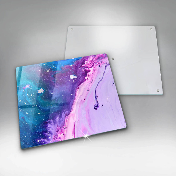 Üveg vágódeszka Absztrakciós tinták