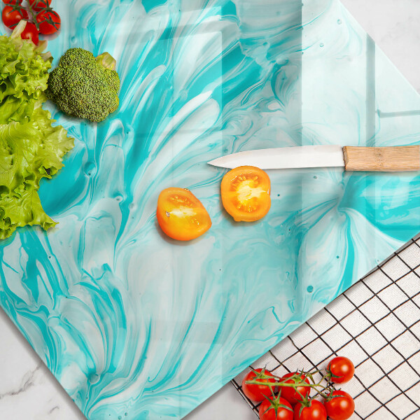 Üveg vágódeszka Absztrakciós festékek