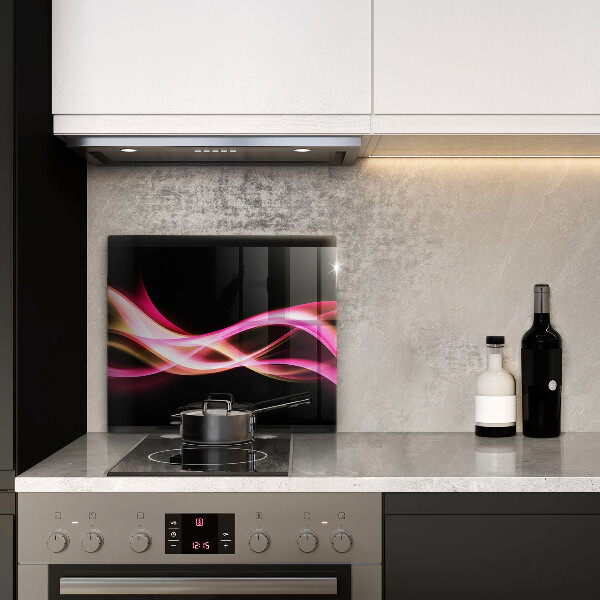 Üveg vágódeszka Absztrakt neon füst