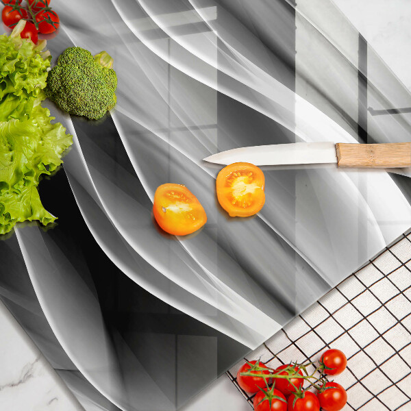 Üveg vágódeszka Absztrakt füstvonalak