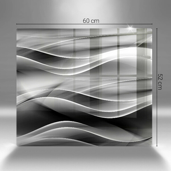 Üveg vágódeszka Absztrakt füstvonalak