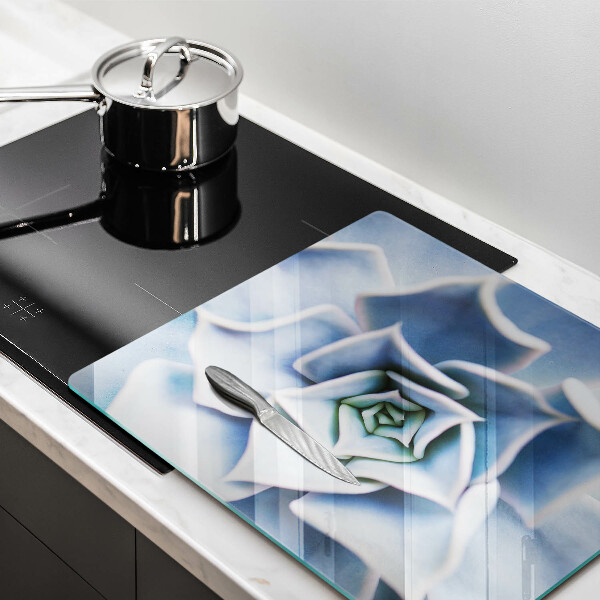 Üveg vágódeszka Virágos növény