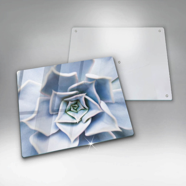 Üveg vágódeszka Virágos növény