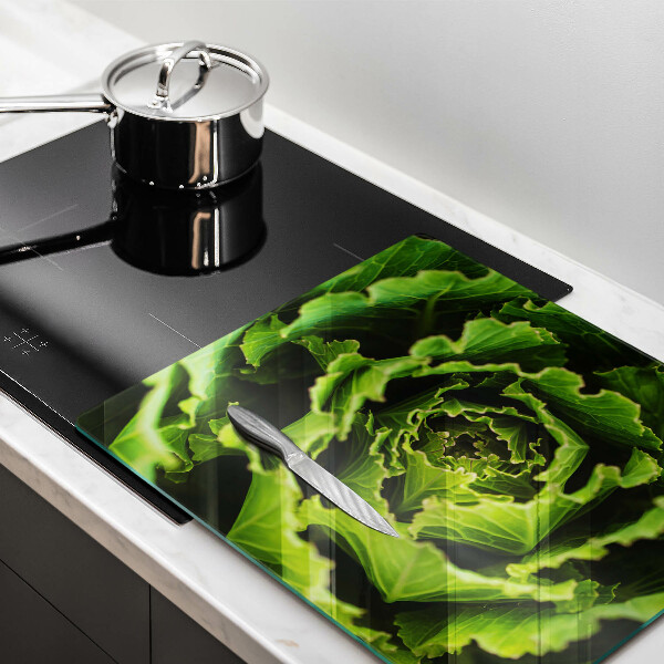 Üveg vágódeszka Salátalevél evés